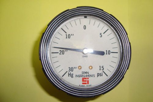 Span lfp220 liquid filled water pressure gauge for sale