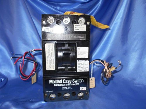 Westinghouse lb3400nw molded case switch lb frame 400a, 3 pole w/shunt trip new for sale