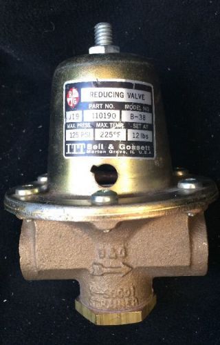 Itt bell &amp; gossett 125psi 5/8&#034;npt reducing valve 110190 / b-38 for sale