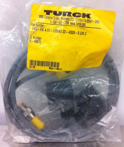 Turck vb2-rs4.5t-1/2vas22-a528-0.2/0.2 ( u-45670 ) for sale
