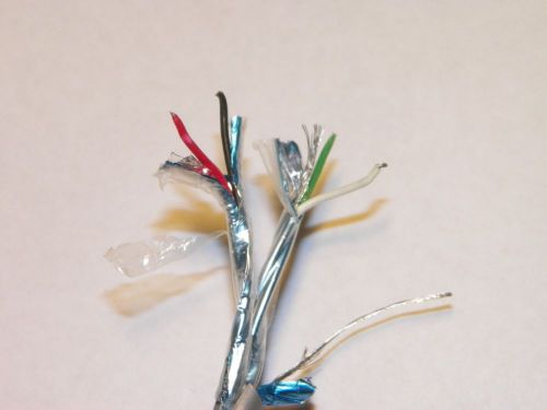 4 conductor/2 pairs shielded belden #8728 cable for sale