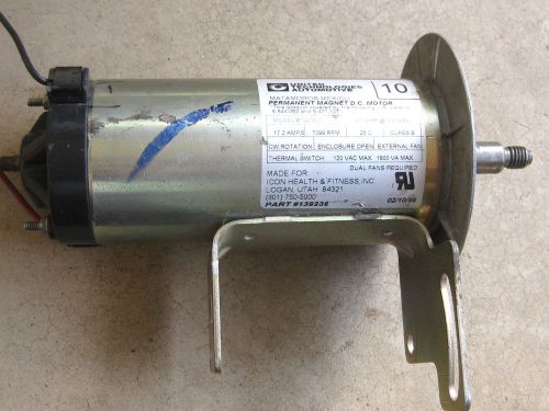 United technologies automotive treadmill dc motor 2-1/2hp #7007420 perm magnet for sale