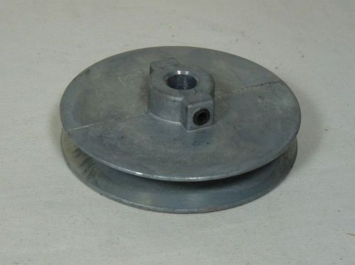 Chicago die casting- pulley- v-belt- 4 inch- 1/2 inch bore- a belt- new for sale