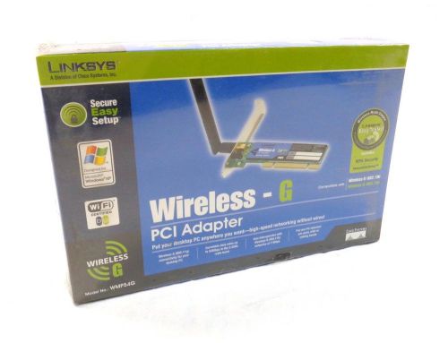 NEW20xLinksys WMP54G Wireless-G PCI Adapter| 54Mbps Data TransferRate | wireless