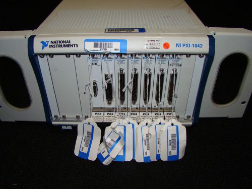 National instruments ni pxi-1042 chassis w/ pxi-8360 and others *guaranteed* for sale
