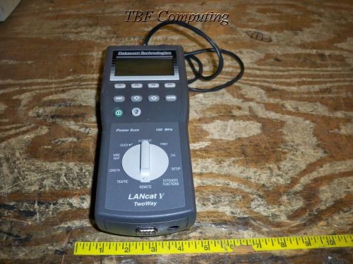 Datacom technologies lancat v two way 54524 cable tester for sale