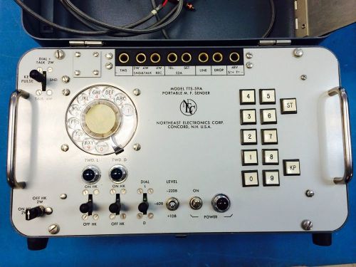 Northeast Electronics Corp. Model TTS-59A Portabel M.F. Sender