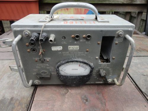 Vintage Western Electric 3A Noise Measuring Set J94003A UNTESTED