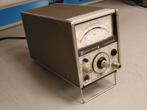 HP 435B Analog Power Meter 100 kHz to 110 GHz, -65 to +44 dBm, For Parts, Repair
