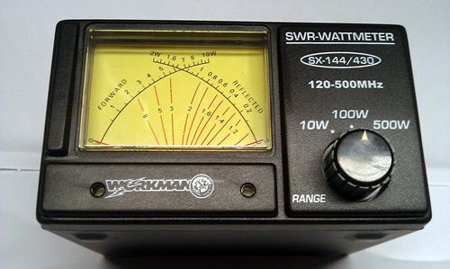 Workman sx-144/430 amateur radio cross needle dual band swr/rf meter for 2m/70cm for sale