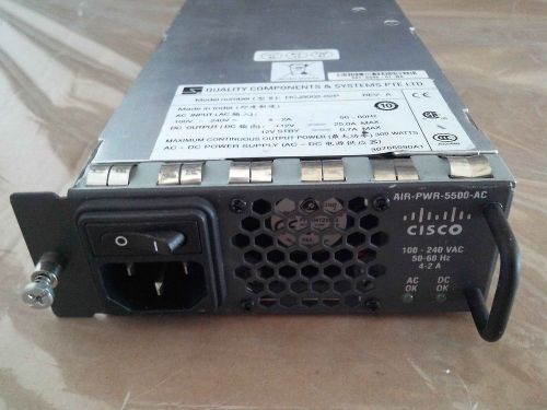 Cisco air-pwr-5500-ac power supply for air-ct5508 wireless controller tested for sale