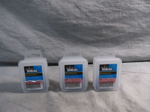 3 Packs (75 pcs) Ideal 83-9921 Male Disconnects #16-14 AWG .250&#034;x.032&#034; Tab