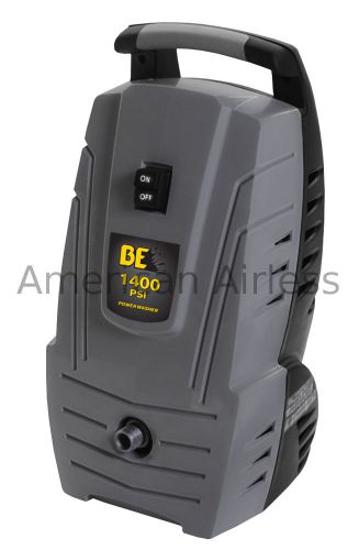 BE Electric Pressure Washer 1400psi 1.3gpm 1.2 HP Foam Dispenser