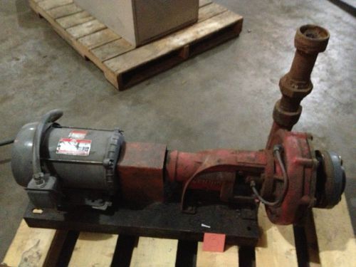 Deming electric pump 5hp dayton motor 1750rpm (40) for sale
