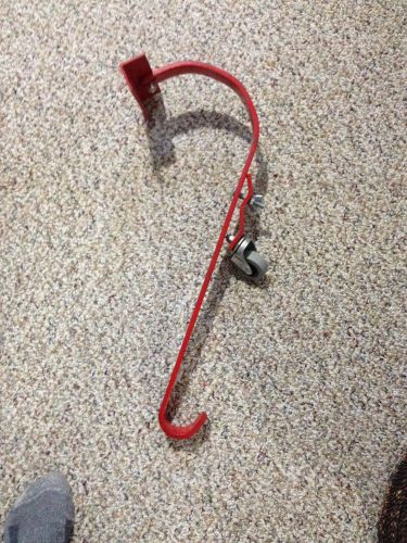 Ladder hook with wheel for sale