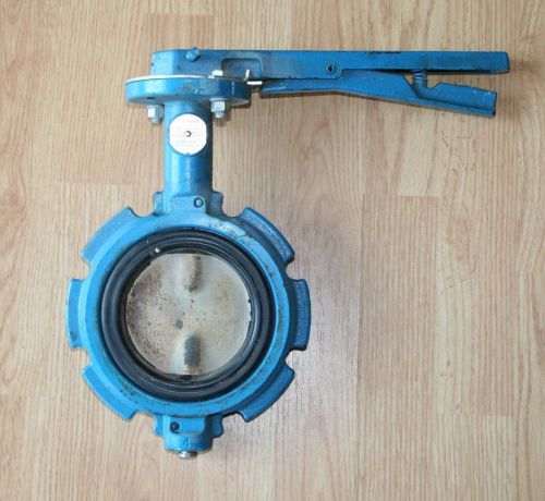 4&#034; Grinnell Series 8000 Butterfly Gate Valve  WC-8181-3  WP 250  0-90 Deg 