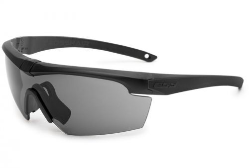 ESS Eyewear EE9014-03 Black Frame Crosshair 2X Kit: Clear &amp; Smoke Gray Lenses