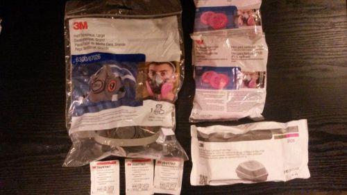 3M 6300/07026 Respirator Half Face Mask (Facepiece) with filters