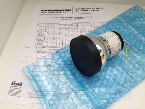 Hamamatsu r6233  pmt photomultiplier tube w/vd &amp;leads for scintillation detector for sale
