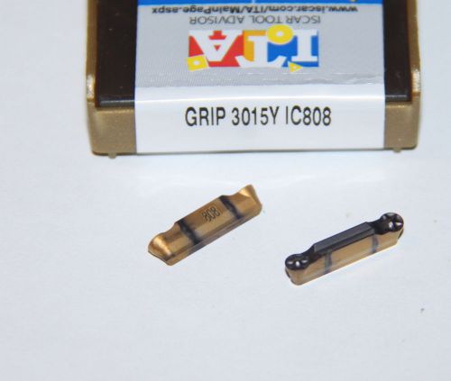 GRIP 3015Y IC808 ISCAR *** 10 INSERTS *** FACTORY PACK ***