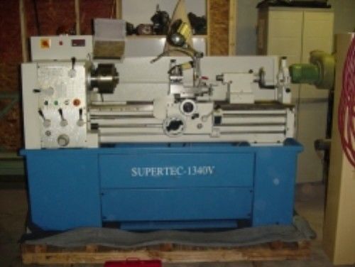 14&#034; Swg 40&#034; cc Supertec 1440V ENGINE LATHE, D1-4 with 1-9/16&#034; bore; variable spe