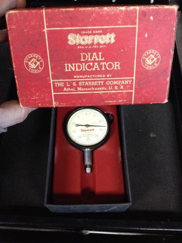 Starrett 25-131 Dial Indicator Machinist Tool .0005&#034; Metal Lathe Milling Machine