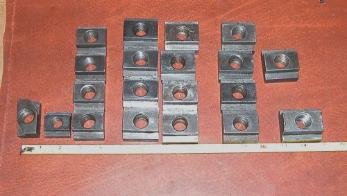 T-slot Nuts Misc 20 Piece Lot