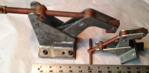 MACHINIST LATHE TOOLS LOT OF 2 CLAMPS #6F &amp; #3F KANT TWIST CLAMP FOR HOLD DOWN