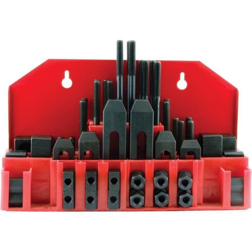 Clamp bolt nut kit set metal milling machine tool t slots 58 piece clamping hold for sale