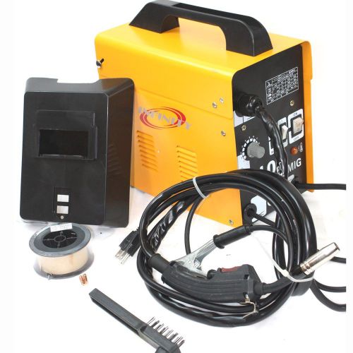 Mig-100 90a 110v auto feeder gas-less flux core wire welding machine cooling fan for sale