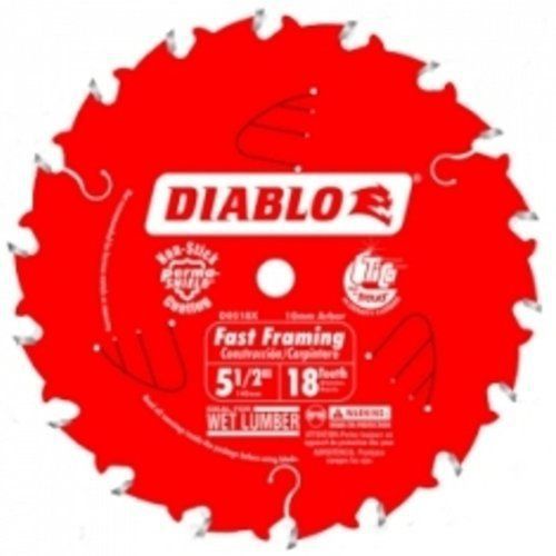 Freud d0518x 5-1/2-inch x 18 tooth framing circular saw blade for sale