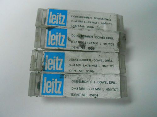 New leitz dowel drill 35264 d=8mm l=78 mm lhm/tct for sale