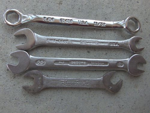 Williams gedore  blue point lot of 4 wrenches all usa made for sale