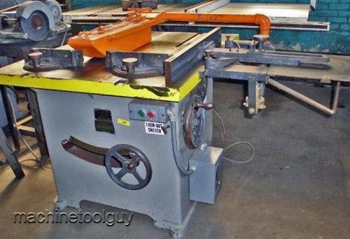 TANNEWITZ 16&#034; TILTING ARBOR  5 HP TABLE SAW ~ VERY GOOD