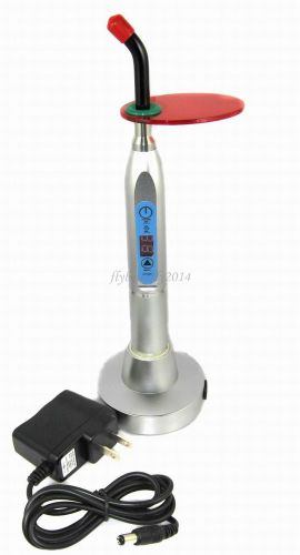 Dental Rechargeable Wireless LED Curing Light Machine Metall Shell 2200mAh 385
