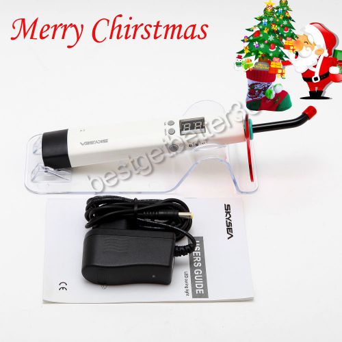 Dental LED Curing Light Lamp Wireless Cordless Tip Guide 1600mw/cm2