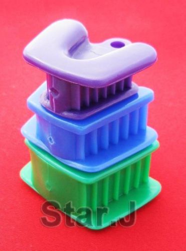 5 SETS SILICONE MOUTH PROP LATEX FREE DENTAL NEW 3 PIEC/SET