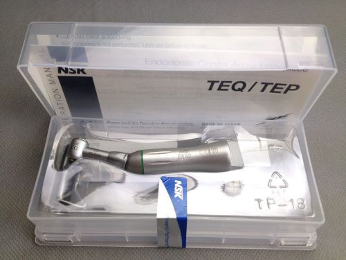 Dental NSK genuine TEQ-ER16 handpiece 16:1 reduction endo push button Japan