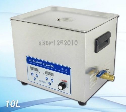 AC220V Ultrasonic Power 96-240W Adjustable 10 Liters Digital Ultrasonic Cleaner