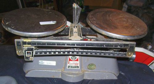 vintage ohaus 2 tray balance scale  2 kg capacity