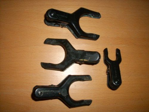 Lot of Four (4) Filtration Filter Holder Clamps