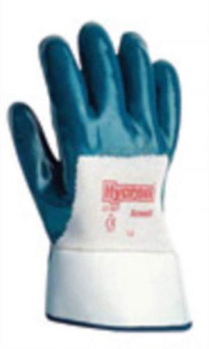 Ansell hycron glove w/ nitrile palm coated w/ knit wrist size 9 (12 pairs) for sale