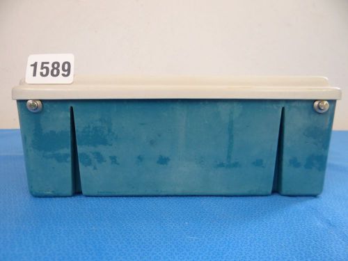 ASP Plastic Sterilization Case Tray Container 10&#034; x 10&#034; x 4&#034; 1589