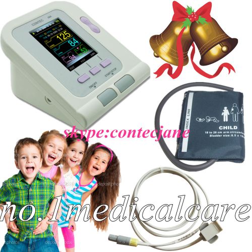 CONTEC08A Digital Blood Pressure Monitor+Child Cuff+child SpO2 Probe,CONTEC