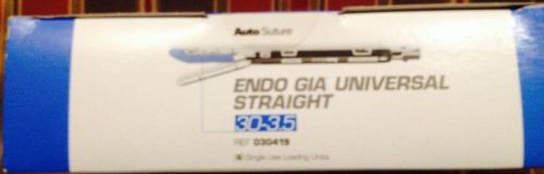 Auto Suture REF# 030419 Endo Gia Universal Straight 30-2.5 exp 2010-03, box of 6