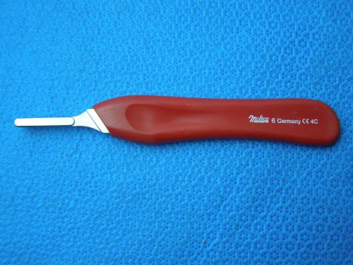 1-Miltex Knife Handle Style No 6 Red Fitting blade 20 to 25 Surgical Instruments