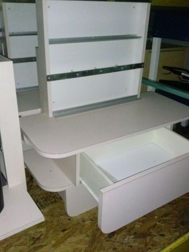 5 Wall Mount Desks with Drawer and Literature Shelves (Shipping Available)