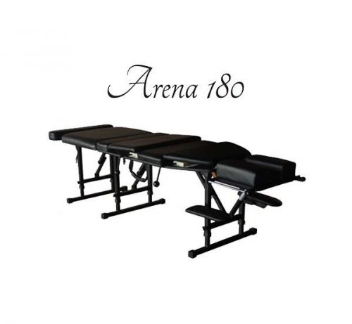 Portable Folding Chiropractic Therapy Massage Table Equipment Arena 180- Black