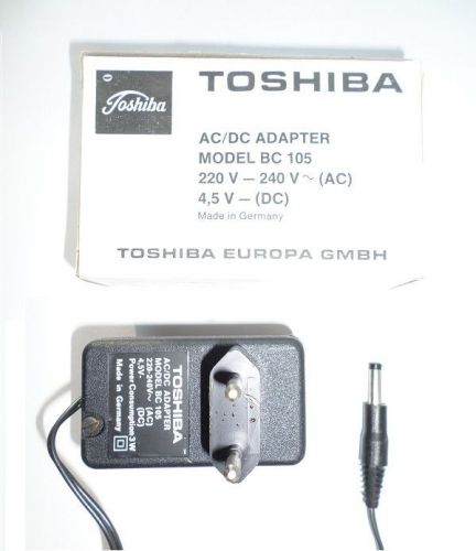 10 Stuck Original Toshiba Netzteil 4,5 Volt 3 Watt BC-105 f. Diktiergerat - NEU