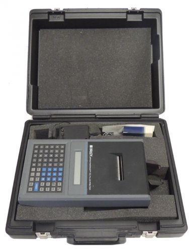 Brady bmxc plus bradymarker xc plus label printer portable &amp; case / warranty for sale